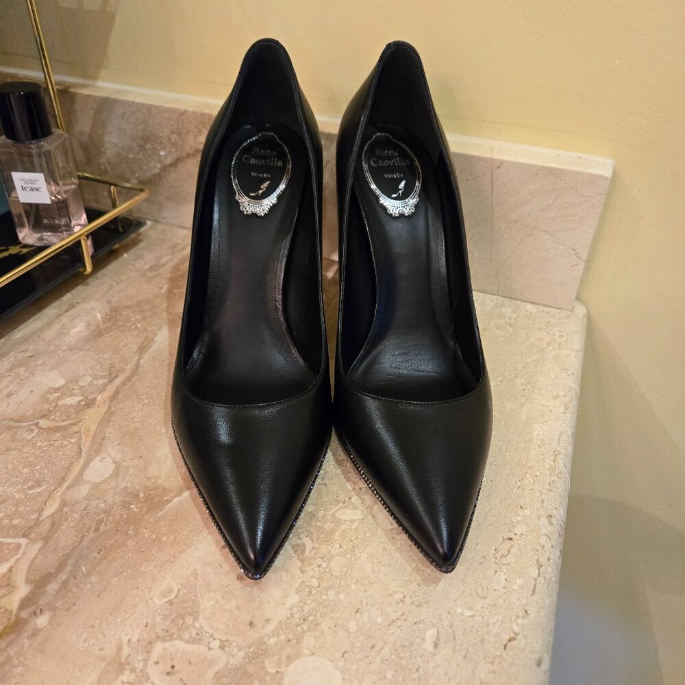 Rene Caovilla Crystal Pumps